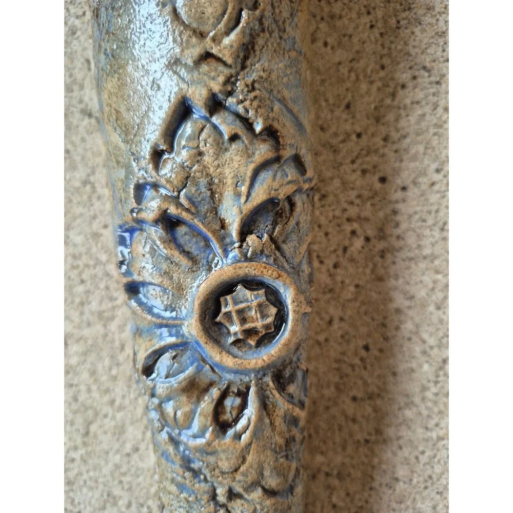 Handmade Studio Pottery Wall Pocket Vase 15